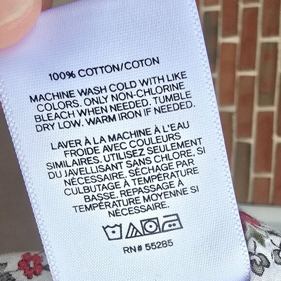 Express Men's Slim Soft Wash Floral Button-Down Shirt - Picture 6 of 8